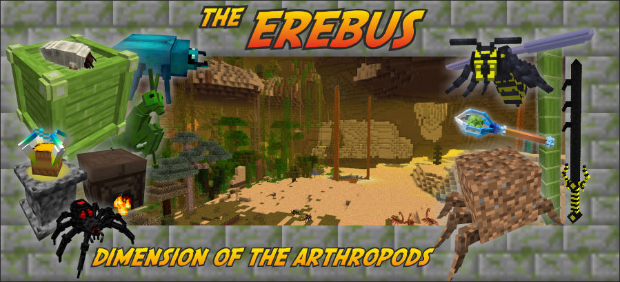 1 7 10 汉化 The Erebus 昆虫异界 进军充满昆虫的异世界 Minecraft 我的世界 中文论坛 Powered By Discuz