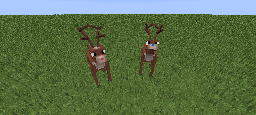 驯鹿坐骑召唤鞍 Reindeer Bike Ab 动物坐骑 Animal Bikes Mc百科 最大的minecraft中文mod百科